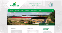 Desktop Screenshot of metalica3d.com.br